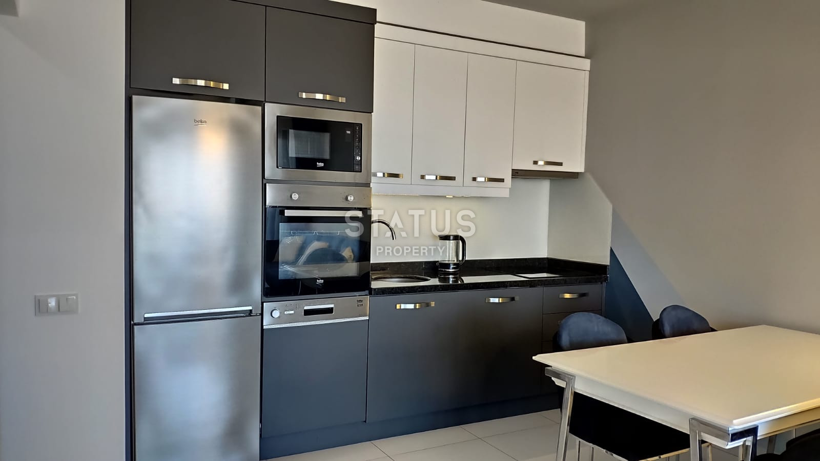 Панорамные апартаменты 1+1 в ЖК премиум класса в Каргыджаке, 65м2 фото 3