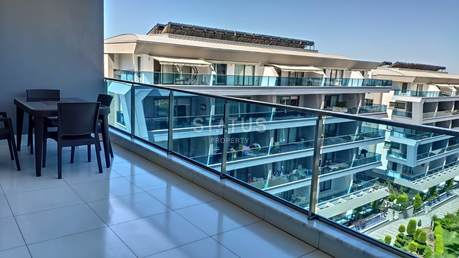 Панорамные апартаменты 1+1 в ЖК премиум класса в Каргыджаке, 65м2 фото 13