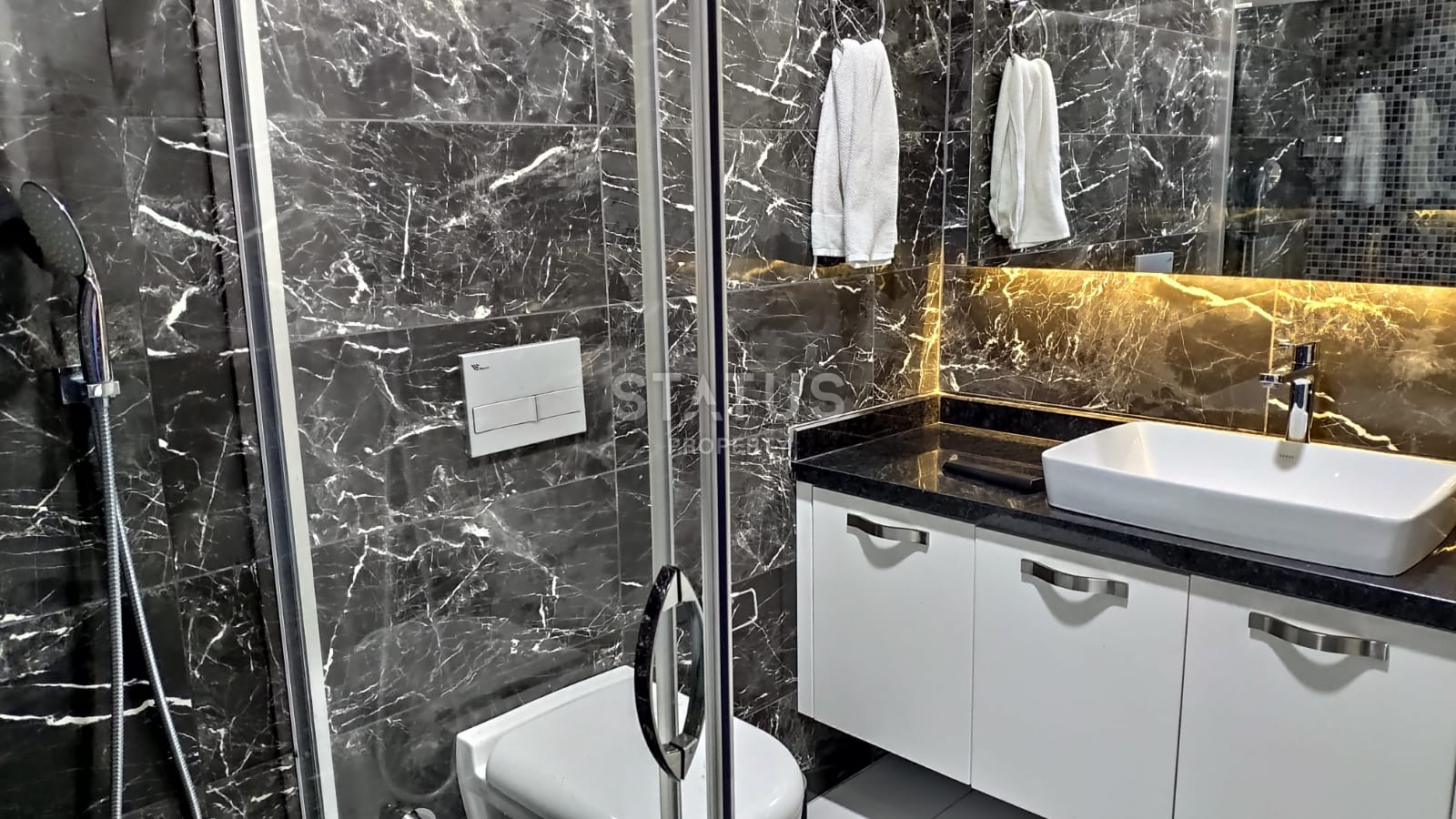 Панорамные апартаменты 1+1 в ЖК премиум класса в Каргыджаке, 65м2 фото 15