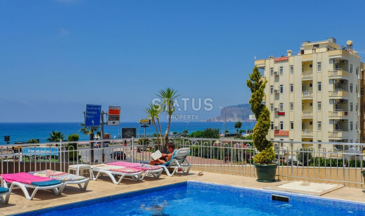 Three-room apartment with direct sea view in Tosmur. 115m2 фото 11