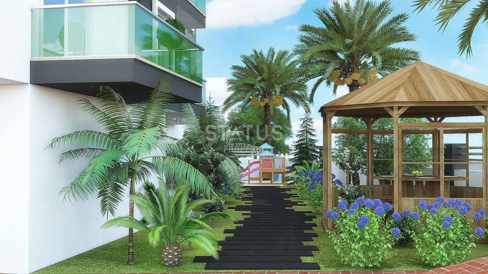 Two-room apartment in the village of Avsallar, 55 m2 фото 5