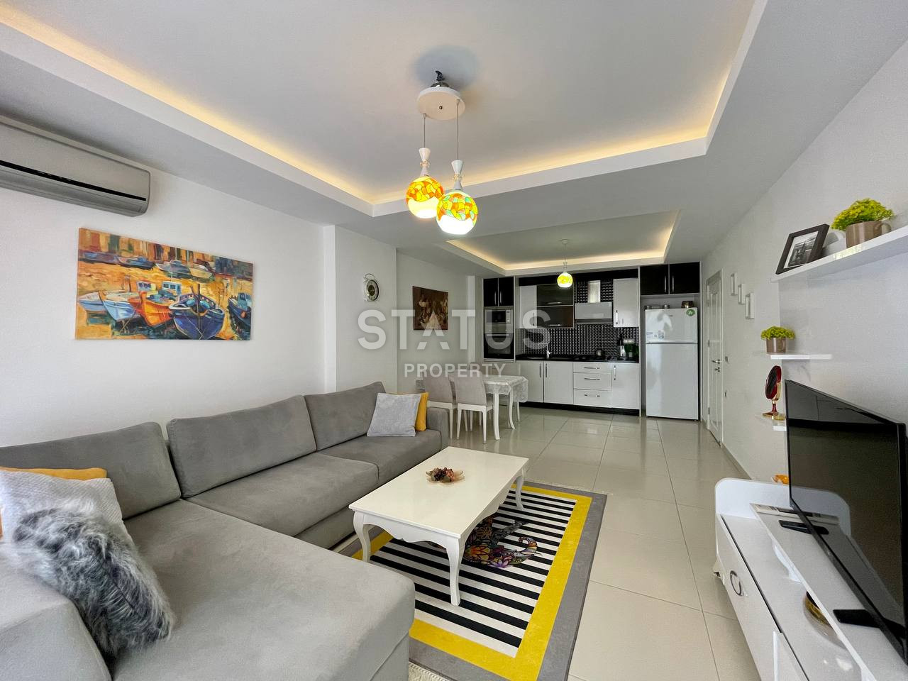 Просторная меблированная квартира в Махмутларе. 75м2 фото 11