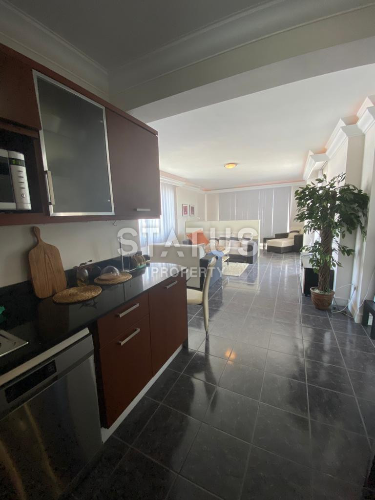 Просторная двухкомнатная квартира с частичным видом на море в Джикджили. 83м2 фото 4