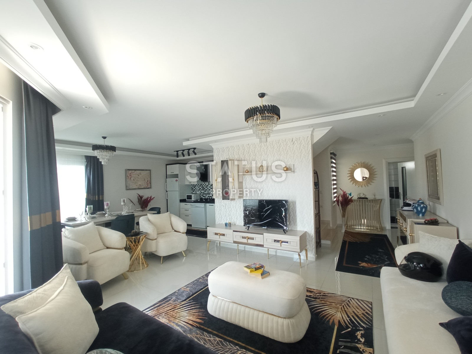 Beautiful duplex with sea view in the center of Alanya. 122m2 фото 6