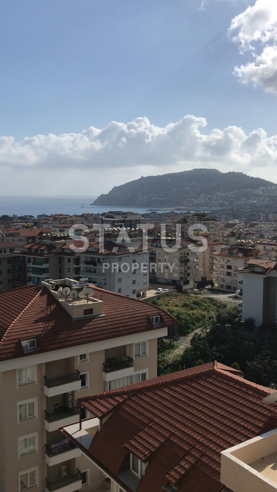 Трёхкомнатная квартира с видом на Кале и море в Джикджилли. 120м2 фото 1