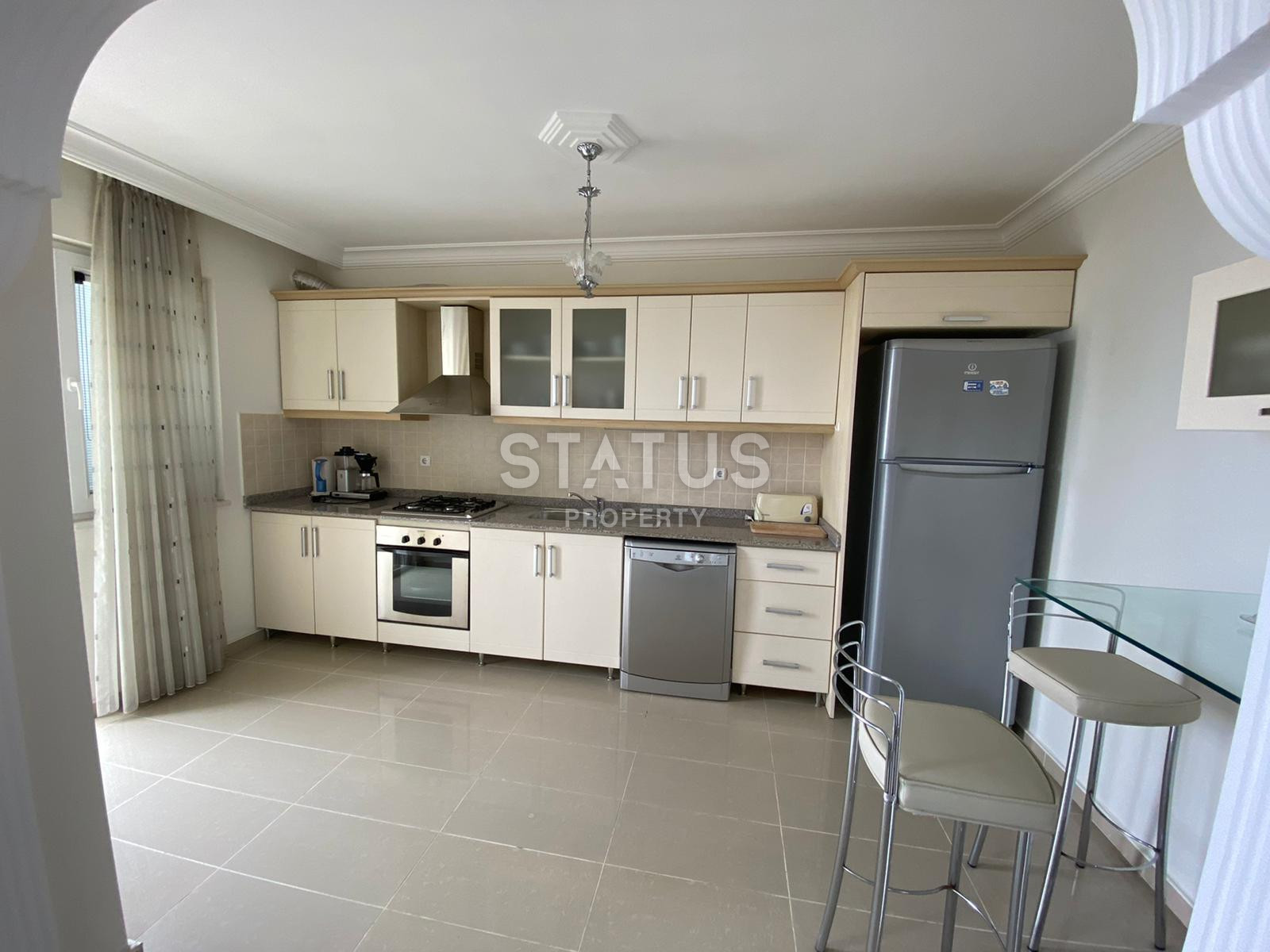 Трёхкомнатная меблированная квартира с видом на море в Махмутларе. 115м2 фото 3