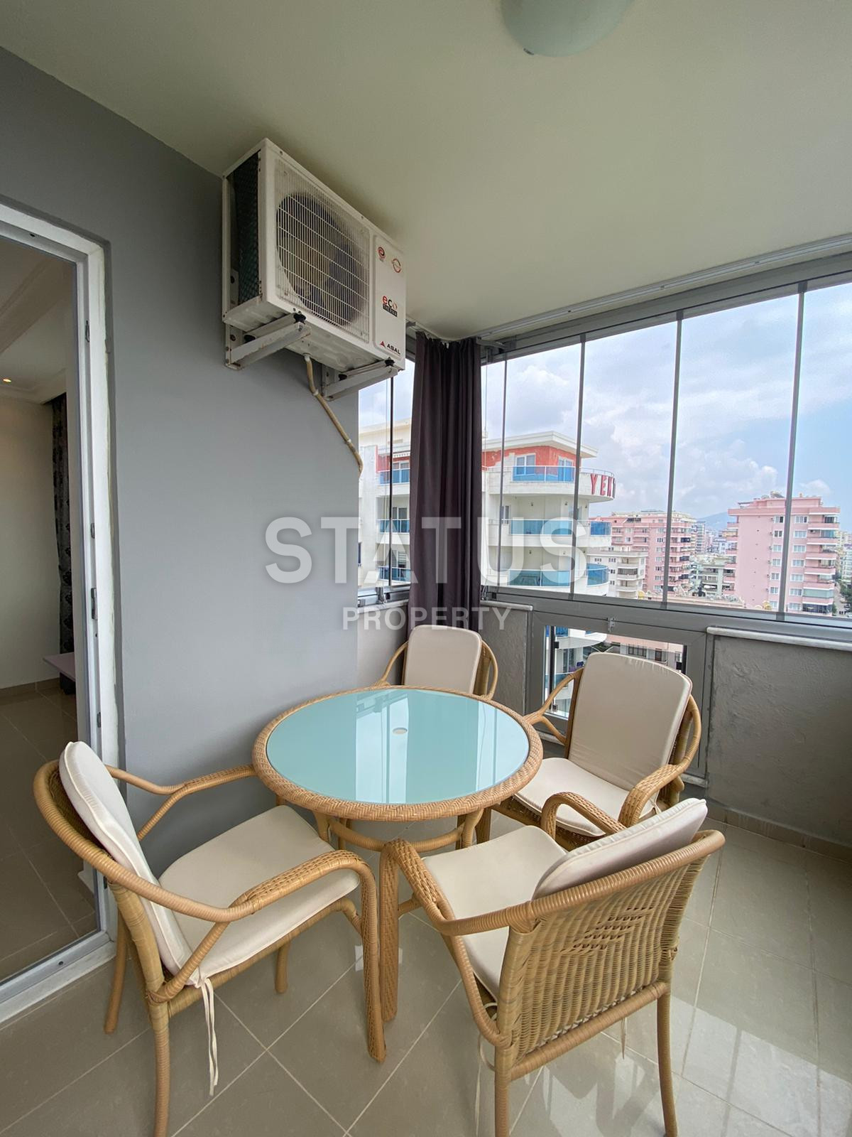 Трёхкомнатная меблированная квартира с видом на море в Махмутларе. 115м2 фото 13