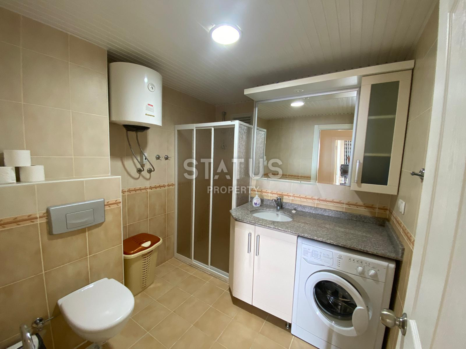 Трёхкомнатная меблированная квартира с видом на море в Махмутларе. 115м2 фото 14