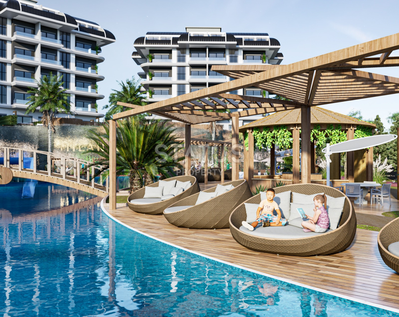 Новый масштабный проект в долевом строительстве в Каргыджаке. 50м2 – 214м2 фото 3