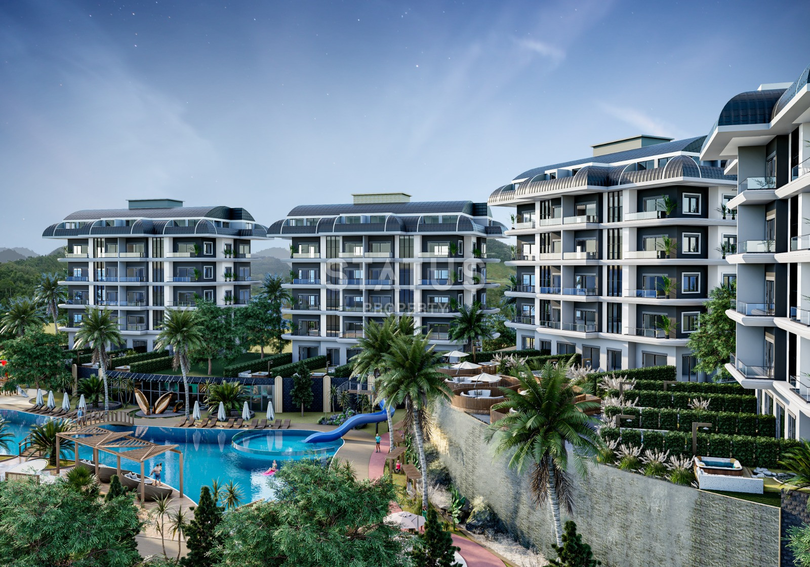 Новый масштабный проект в долевом строительстве в Каргыджаке. 50м2 – 214м2 фото 4