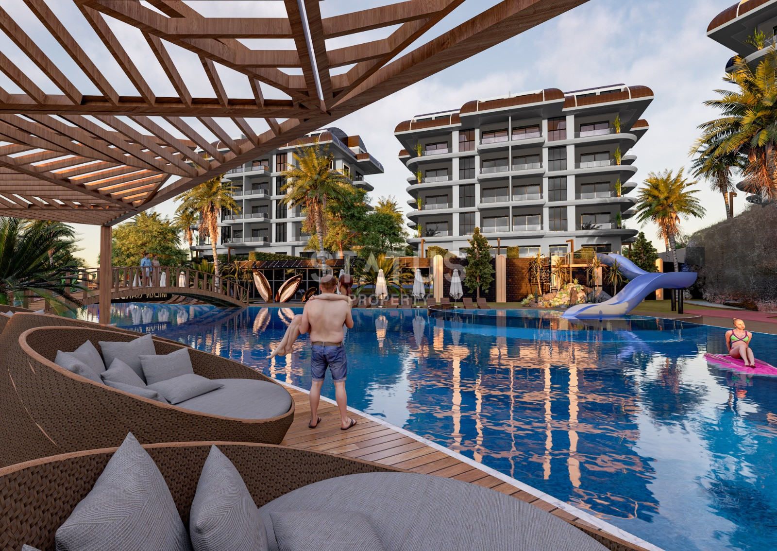 Новый масштабный проект в долевом строительстве в Каргыджаке. 50м2 – 214м2 фото 6