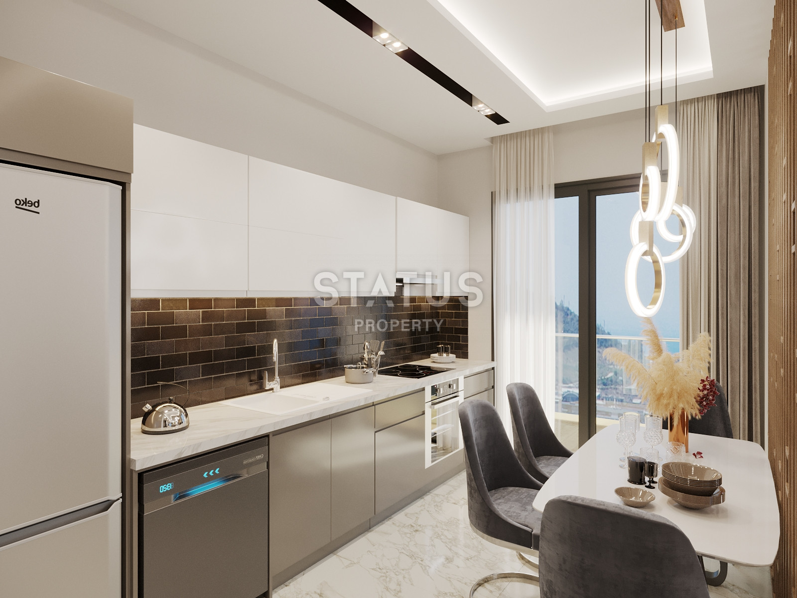 Новый масштабный проект в долевом строительстве в Каргыджаке. 50м2 – 214м2 фото 13