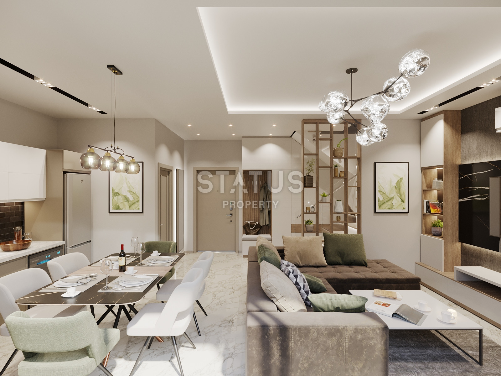 Новый масштабный проект в долевом строительстве в Каргыджаке. 50м2 – 214м2 фото 14