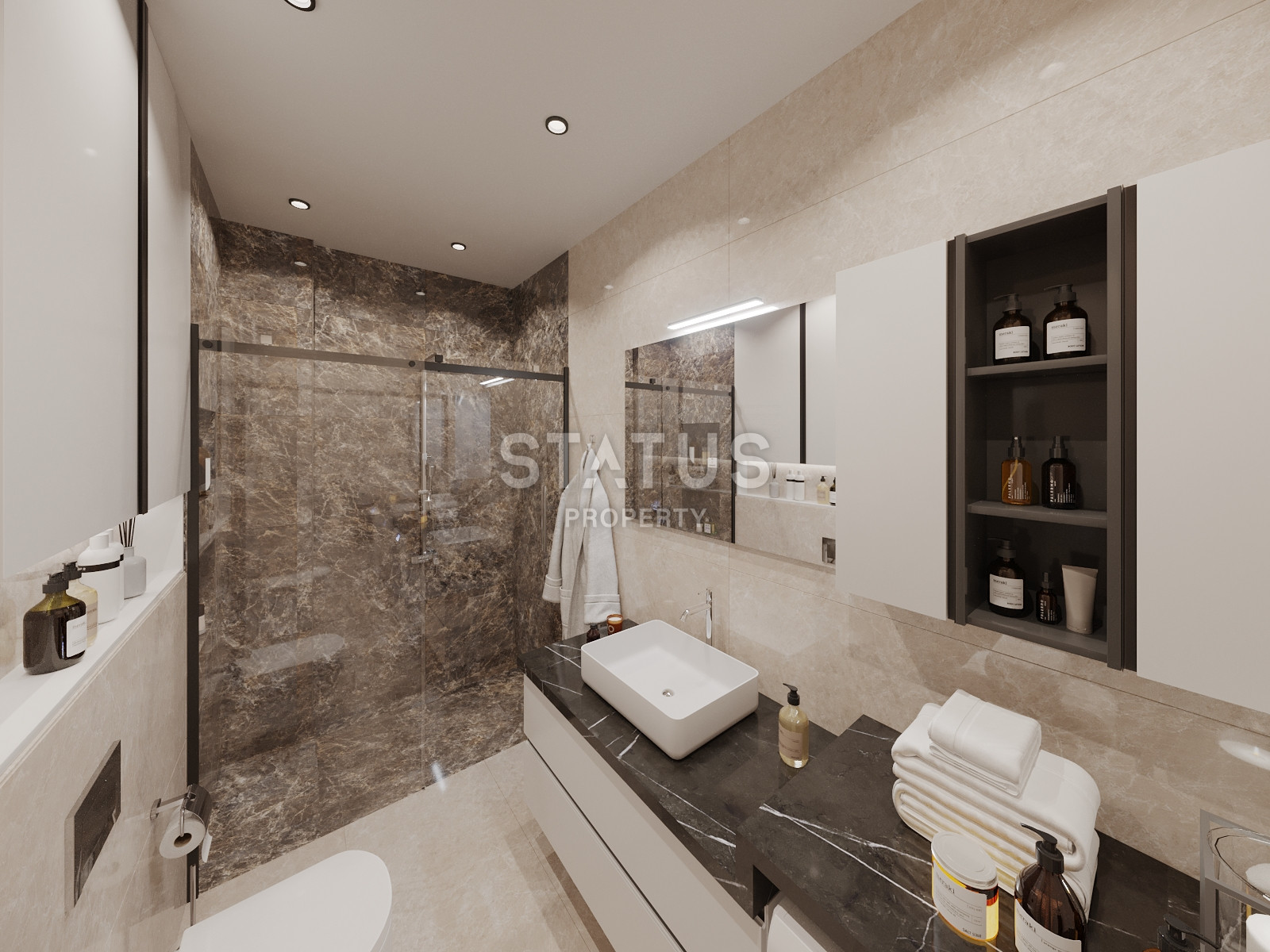 Новый масштабный проект в долевом строительстве в Каргыджаке. 50м2 – 214м2 фото 19