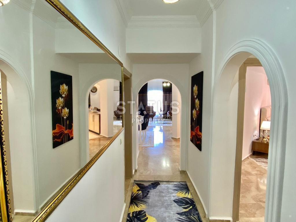 Three-room furnished apartment in the first coastline in Mahmutlar. 120m2 фото 6