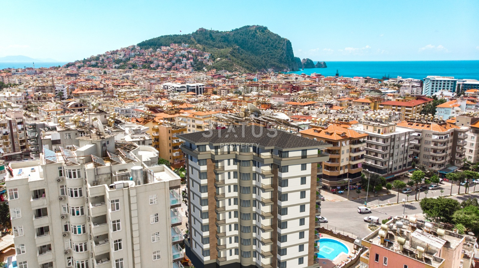 New offer in the center of Alanya Cleopatra beach. 43m2-170m2 фото 4