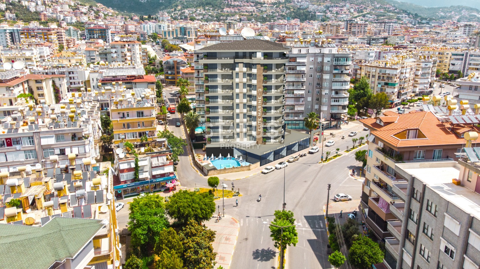 New offer in the center of Alanya Cleopatra beach. 43m2-170m2 фото 5