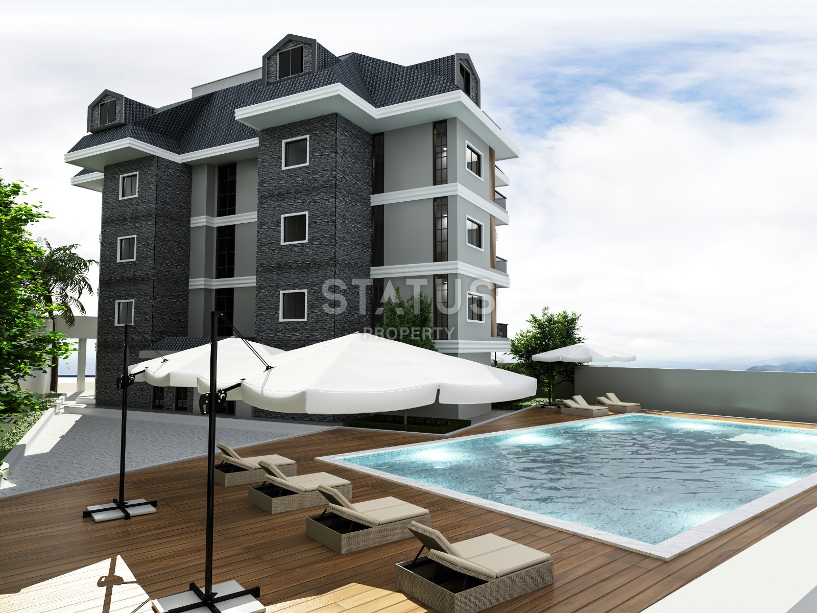 Новый проект в Каргыджаке по доступным ценам. 55м2 – 120м2 фото 7