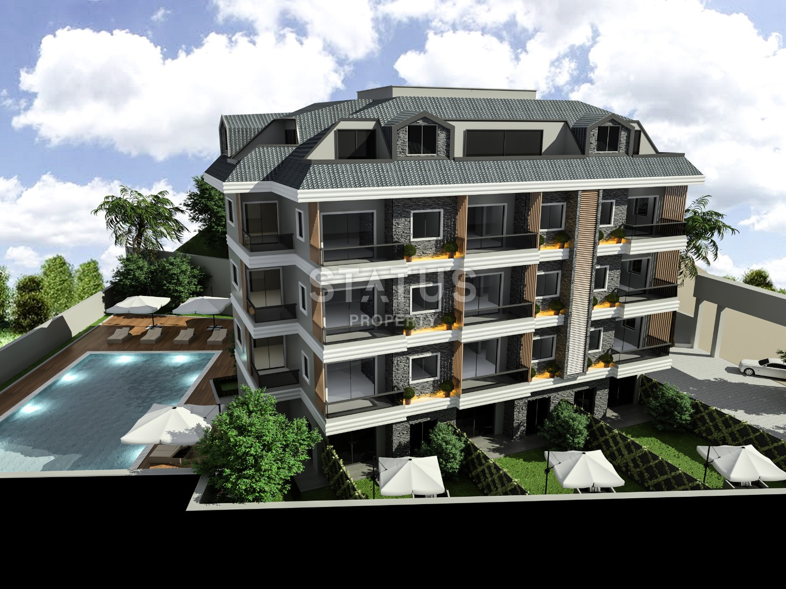 Новый проект в Каргыджаке по доступным ценам. 55м2 – 120м2 фото 8