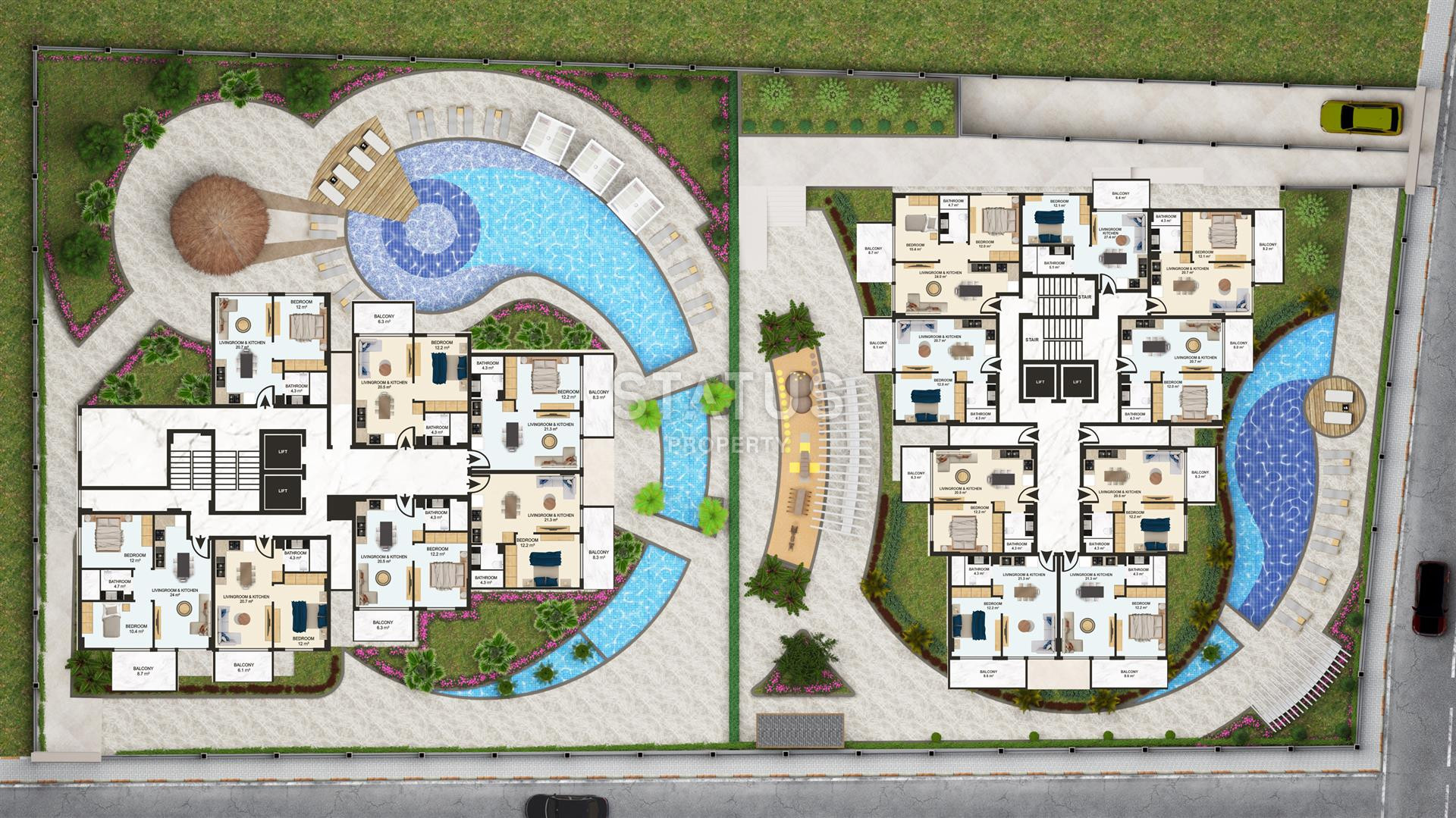 Инвестиционный проект от ведущего застройщика в центре Аланьи. фото 5