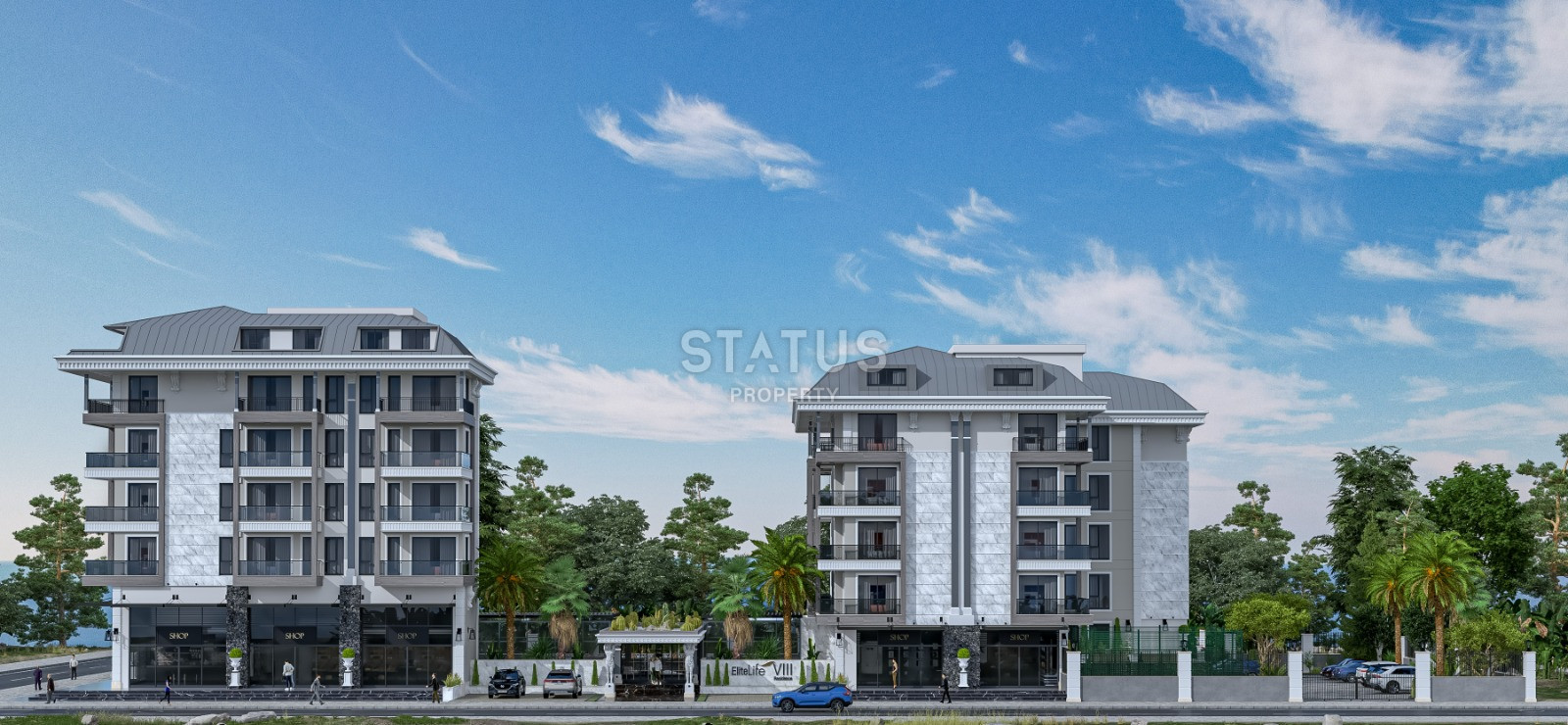 New investment project in Kargicak just 100m from the sea. 56m2 -147m2 фото 5