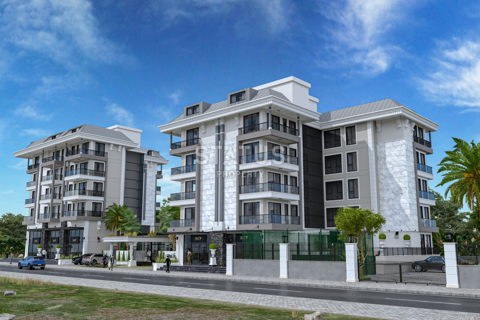 New investment project in Kargicak just 100m from the sea. 56m2 -147m2 фото 6