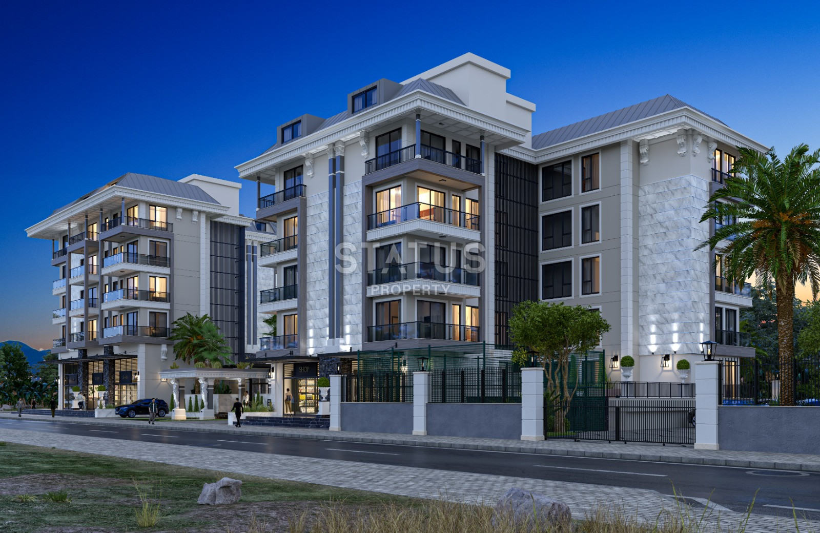 New investment project in Kargicak just 100m from the sea. 56m2 -147m2 фото 8