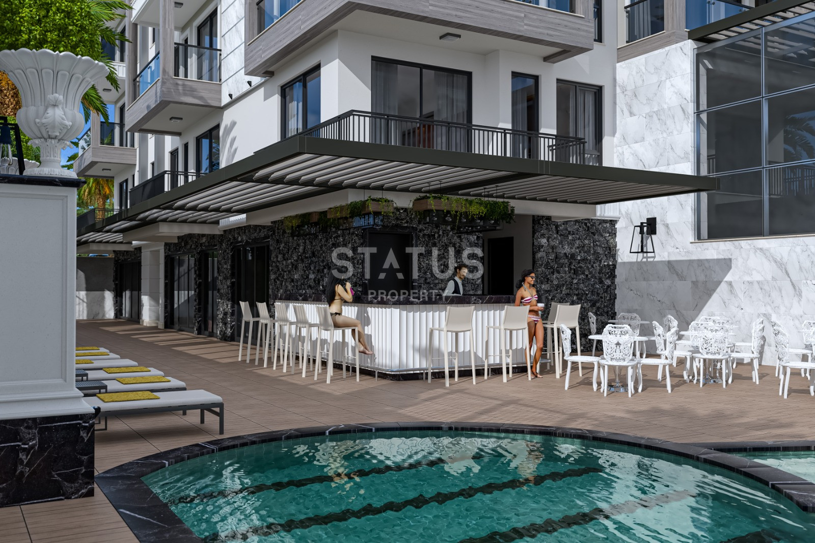 New investment project in Kargicak just 100m from the sea. 56m2 -147m2 фото 10