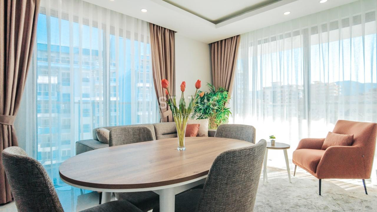 Двухкомнатная меблированная квартира в новом ЖК в Махмутларе. 60м2 фото 2