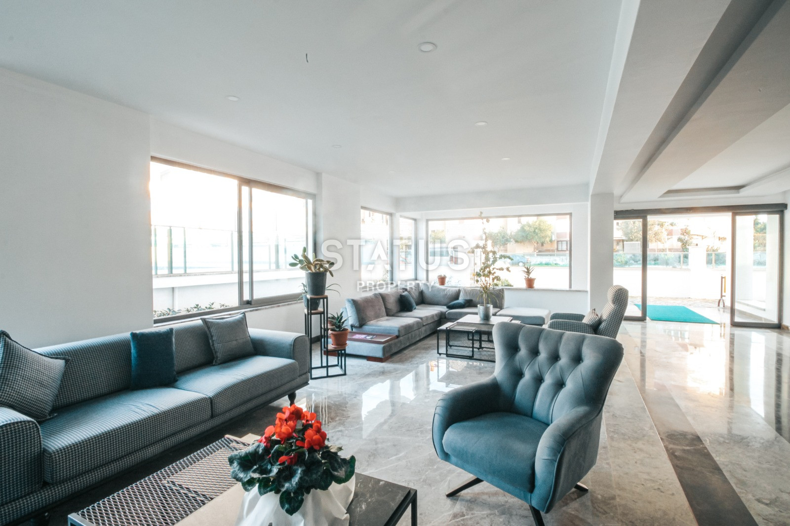 Двухкомнатная меблированная квартира в новом ЖК в Махмутларе. 60м2 фото 14