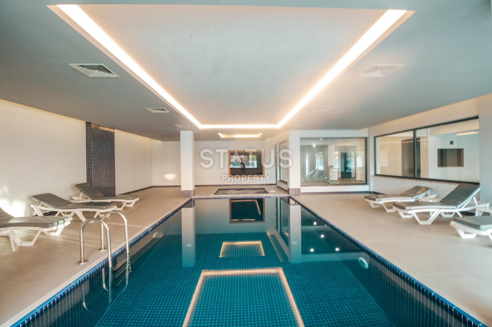 Двухкомнатная меблированная квартира в новом ЖК в Махмутларе. 60м2 фото 17