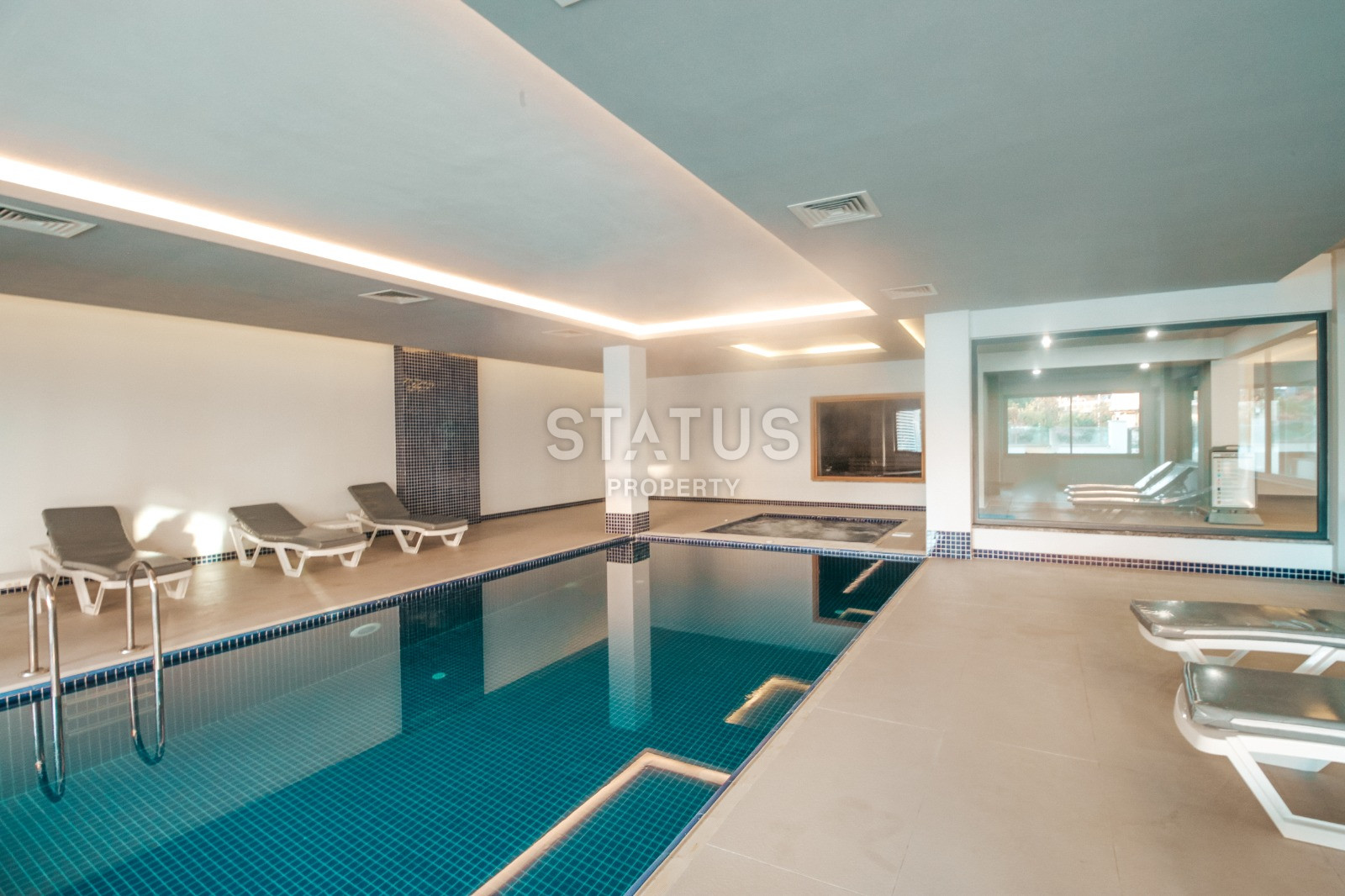 Двухкомнатная меблированная квартира в новом ЖК в Махмутларе. 60м2 фото 18