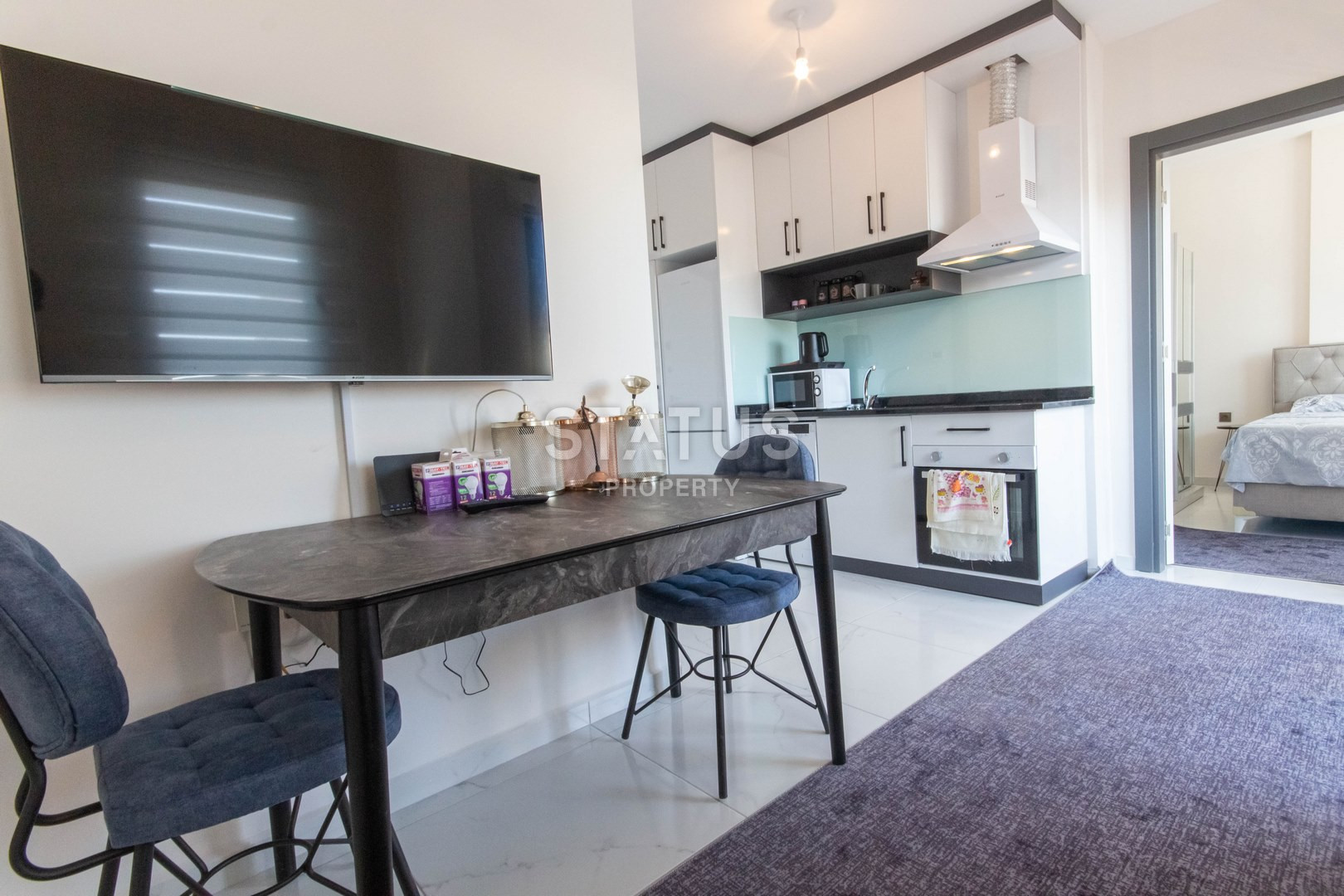 Квартира 1+1 в доме городского типа в центре Аланьи. 45м2 фото 15