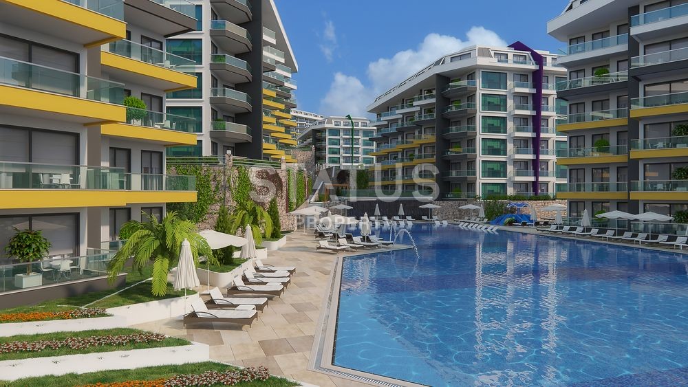 Premium class project with a private beach in the prestigious area of Kargicak фото 3