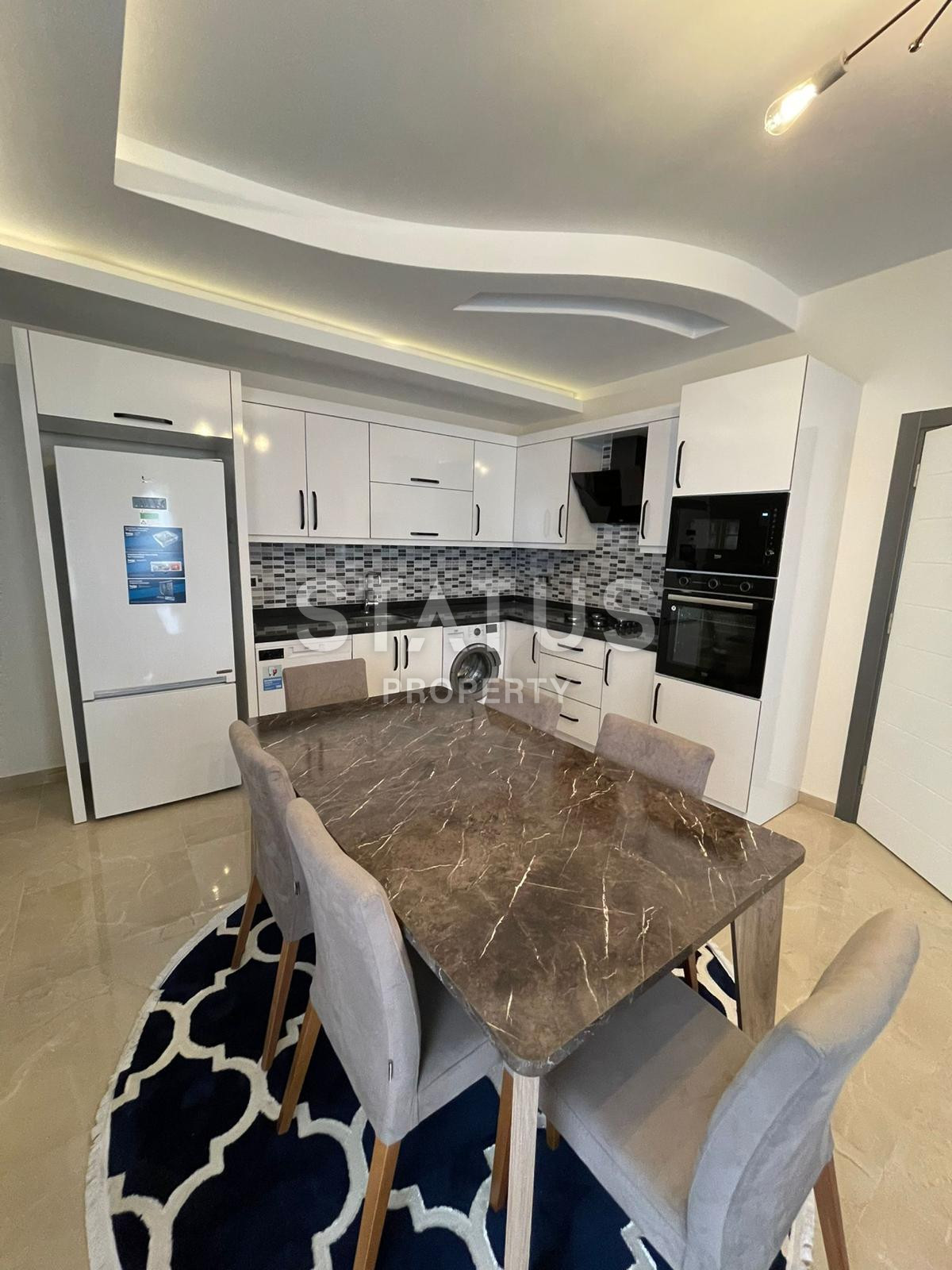 Просторный дуплекс 2+1 с мебелью и техникой люкс в ОБА. 160м2 фото 2