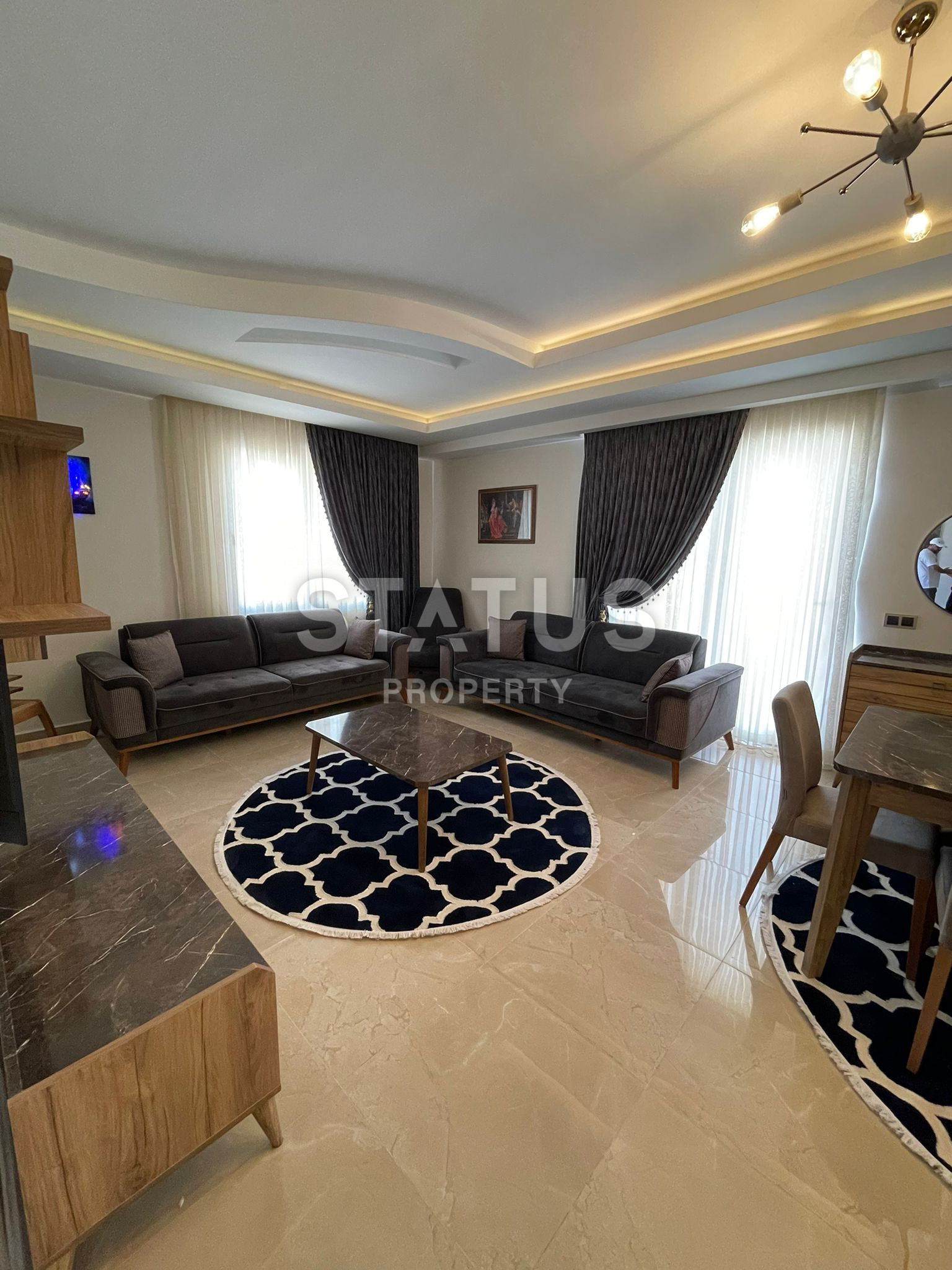 Spacious duplex 2+1 with luxury furniture and appliances in OBA. 160m2 фото 3