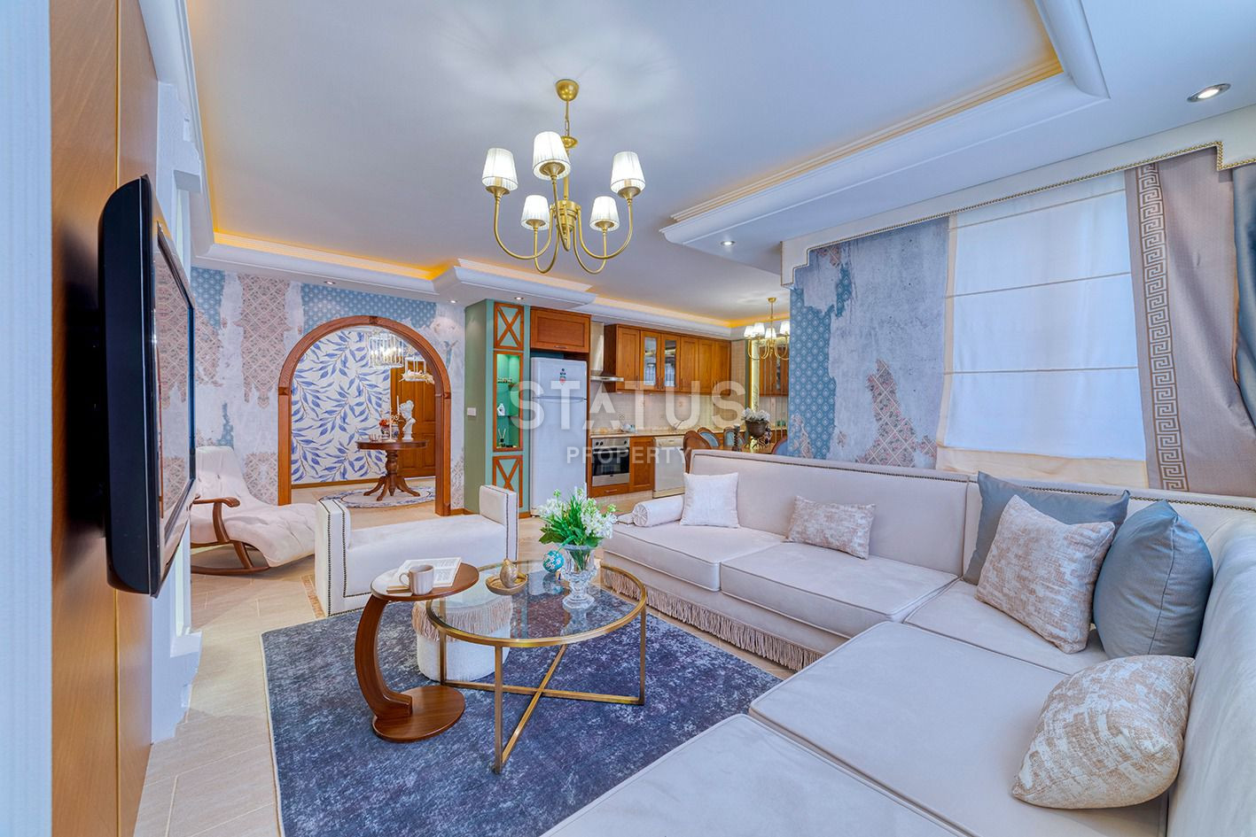 Beautiful apartment in the first coastline in Mahmutlar. 115m2 фото 3