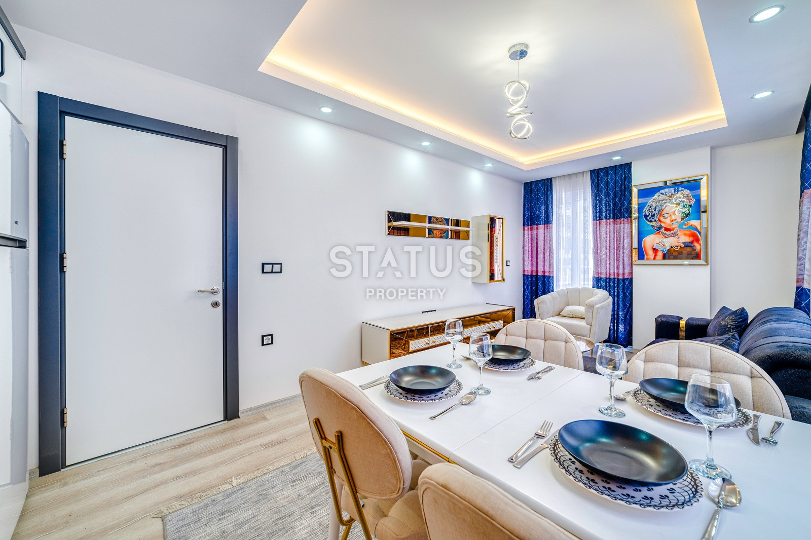 Красивые светлые апартаменты 2+1 в Махмутларе. 115м2 фото 1
