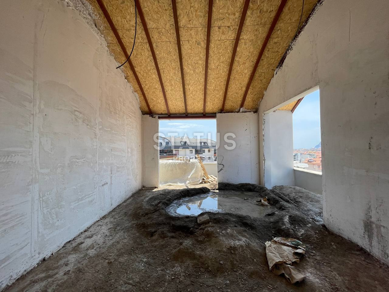 Duplex 3+1 overlooking the sea and Calais in a residential complex under construction in OBA. 165m2 фото 19