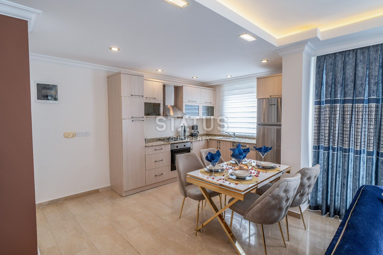 Luxurious apartments 3+1 in the villa village of Bektash, 175m2 фото 3