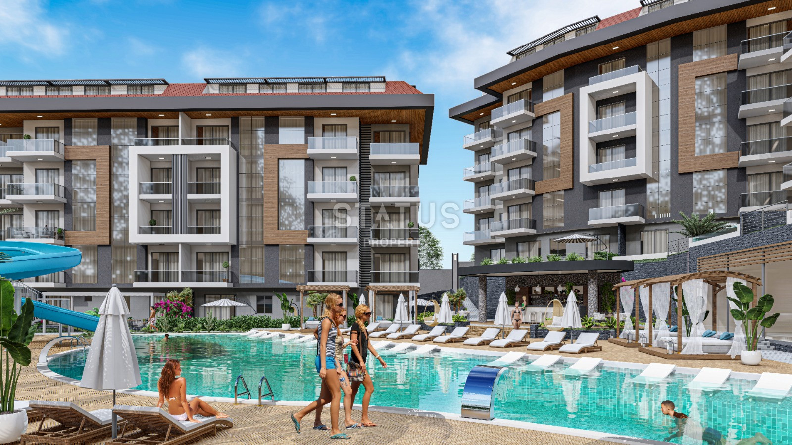 Шикарный дуплекс в шикарном проекте в Кестеле. 120м2 фото 2
