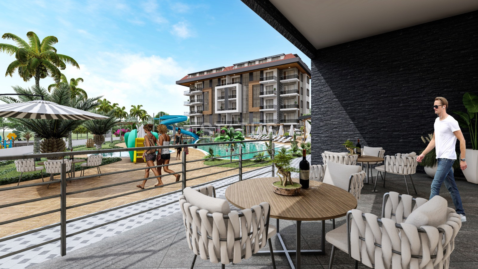 Шикарный дуплекс в шикарном проекте в Кестеле. 120м2 фото 8