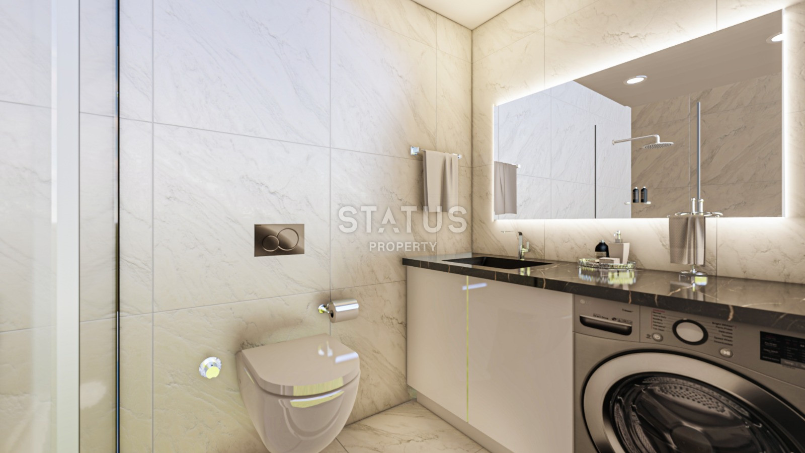 Шикарный дуплекс в шикарном проекте в Кестеле. 120м2 фото 22