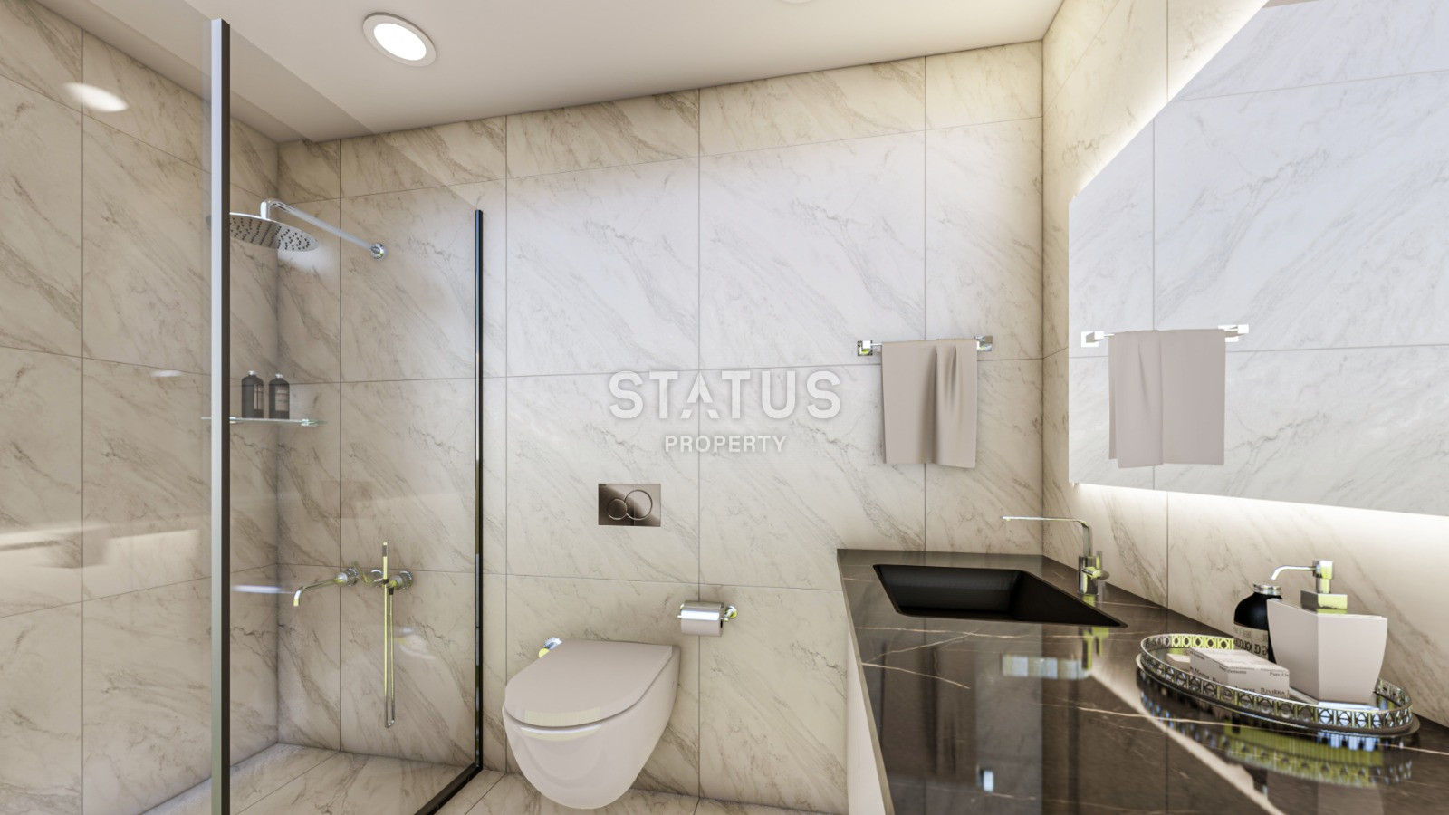 Шикарный дуплекс в шикарном проекте в Кестеле. 120м2 фото 23