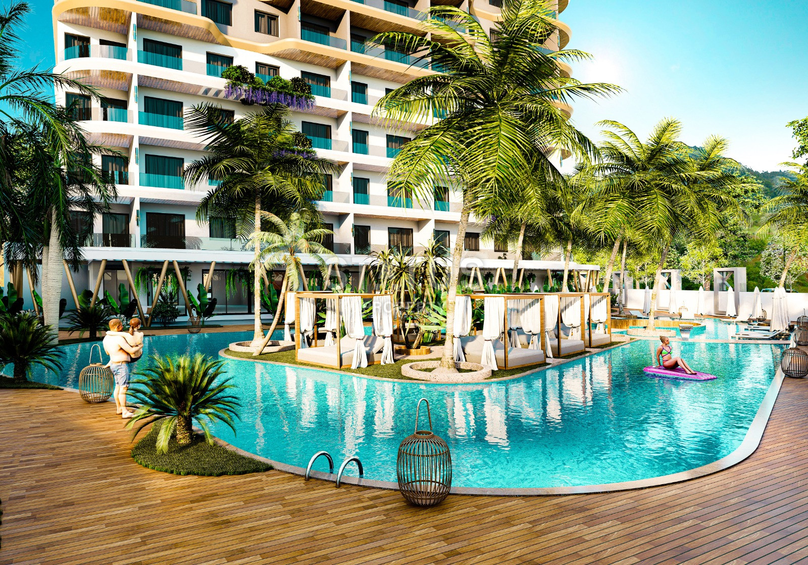 Новый инвестиционный проект в районе Авсаллар, 51м2-125м2 фото 3