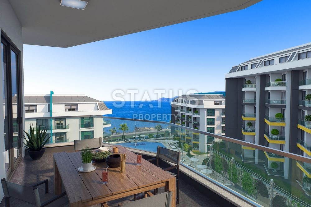 Premium class project with a private beach in the prestigious area of Kargicak фото 14