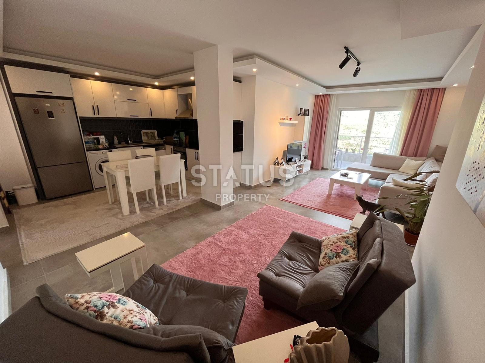 Furnished one-bedroom apartment 1+1 in Kargicak area, 80m2 фото 4