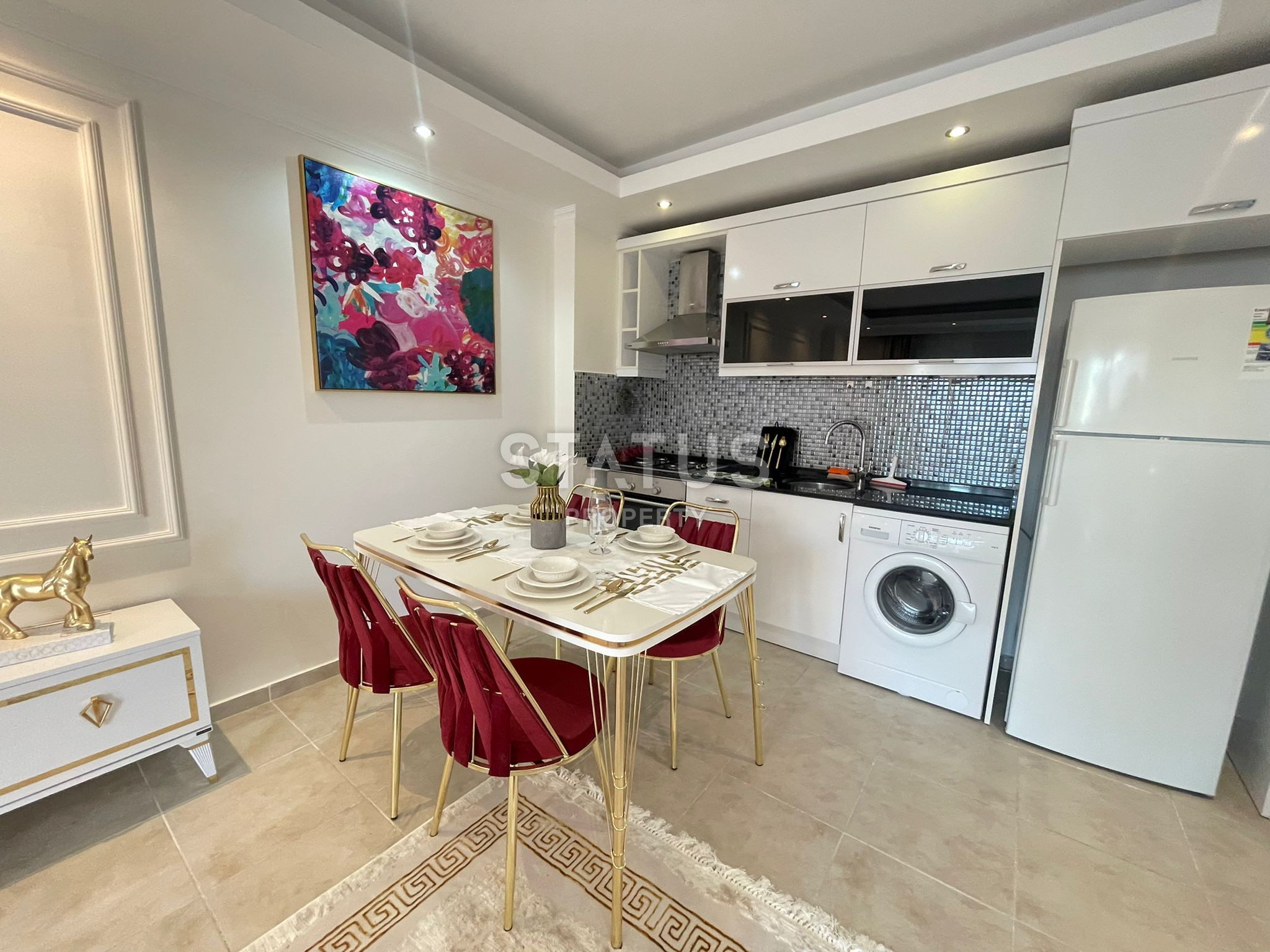 One bedroom apartment with partial sea view in Mahmutlar. 65m2 фото 6