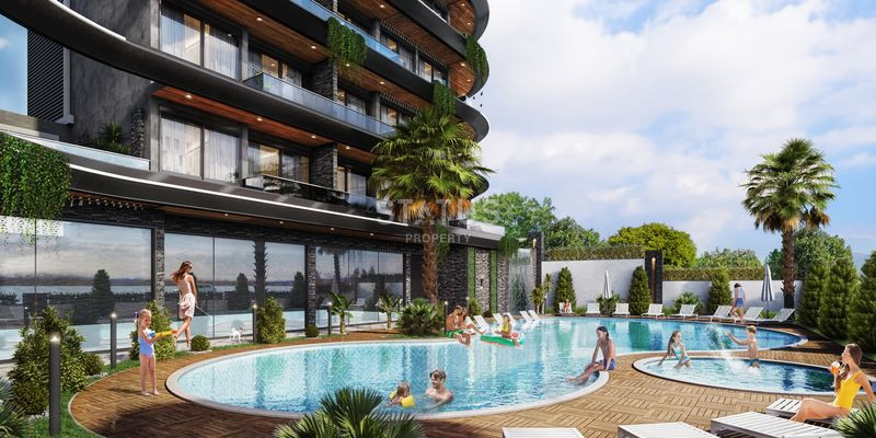 Новый проект премиум класса в районе Кестель, Алания фото 28