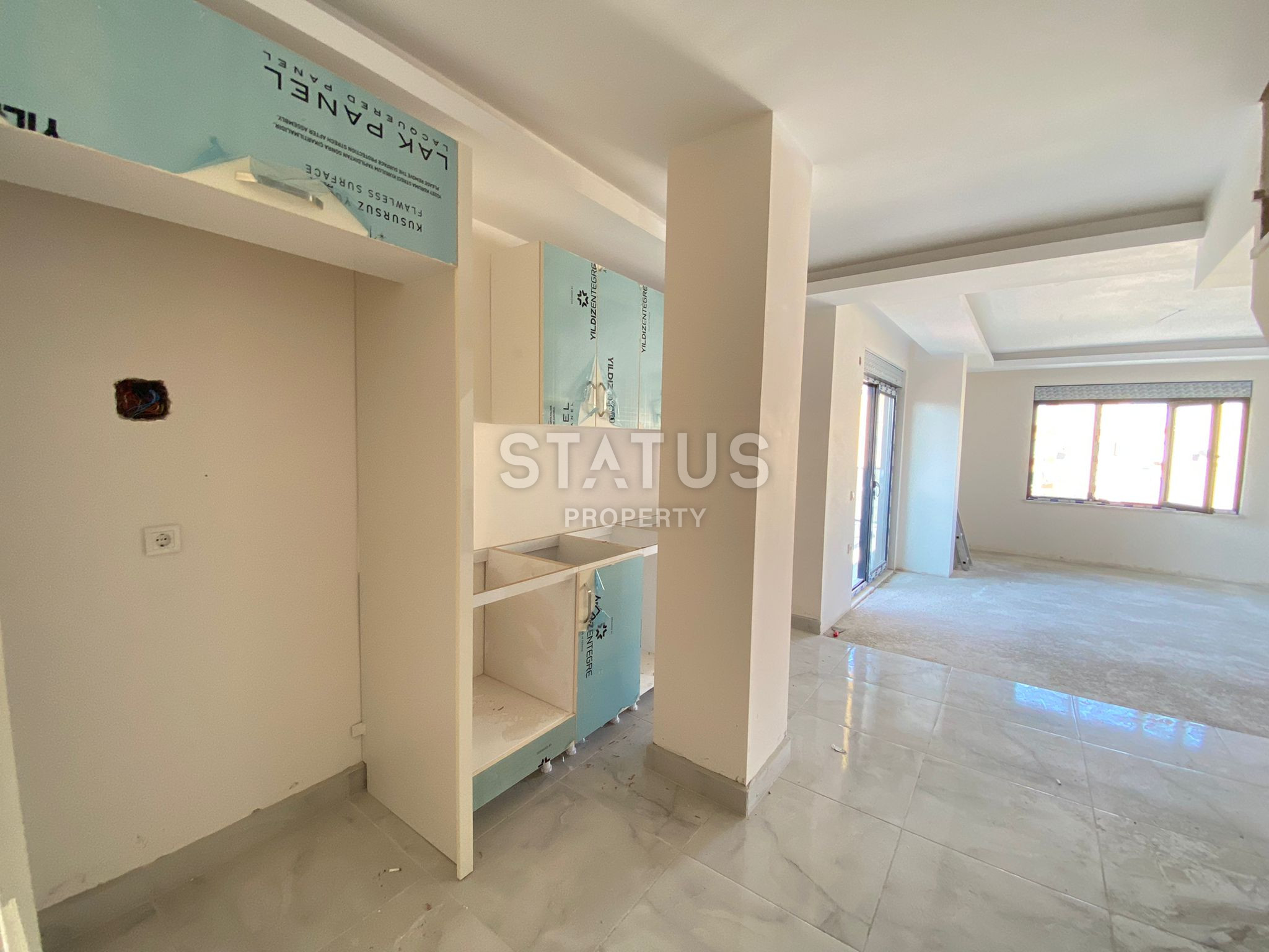 Дуплекс 2+1 с завораживающим видом на горы в центре Аланьи, 105м2 фото 7